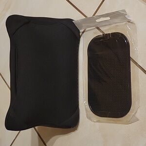 Black Tablet Pal Mini & Sticky Pal Tablet Holder & Dashboard Pad